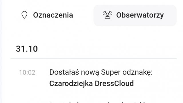 Odznaki DC lista