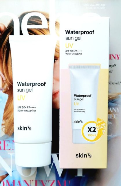 SKIN 79 Krem z filtrem przeciwsłonecznym, Waterproof Sun Gel, SPF 50+ PA++++, Water Wrapping