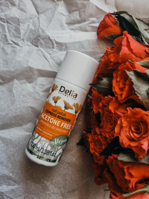 Delia Zmywacz do paznokci, Vegan, Ekstrakt z nagietka