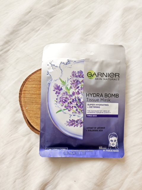 Garnier Skin Active, Maseczka do twarzy, Nawilżająca, Hydra Bomb, Ekstrakt z pestek winogron