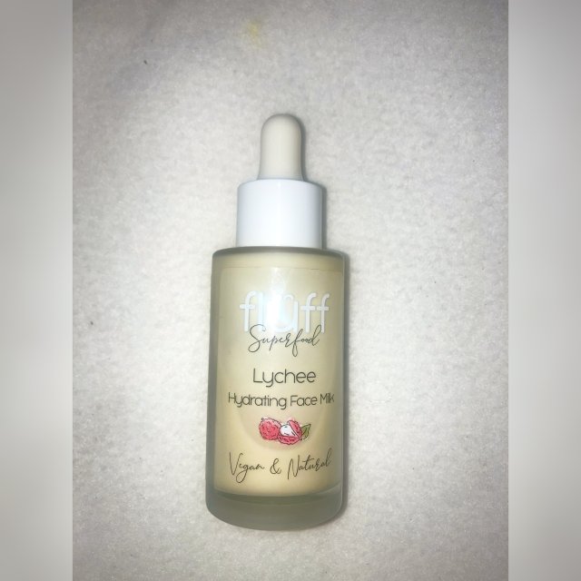 Fluff Superfood, Mleko do twarzy, Liczi