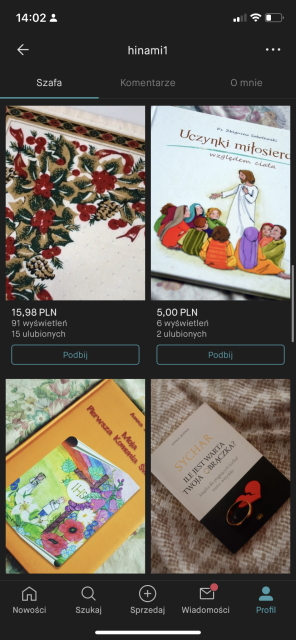 Pokaż swój profil na Vinted