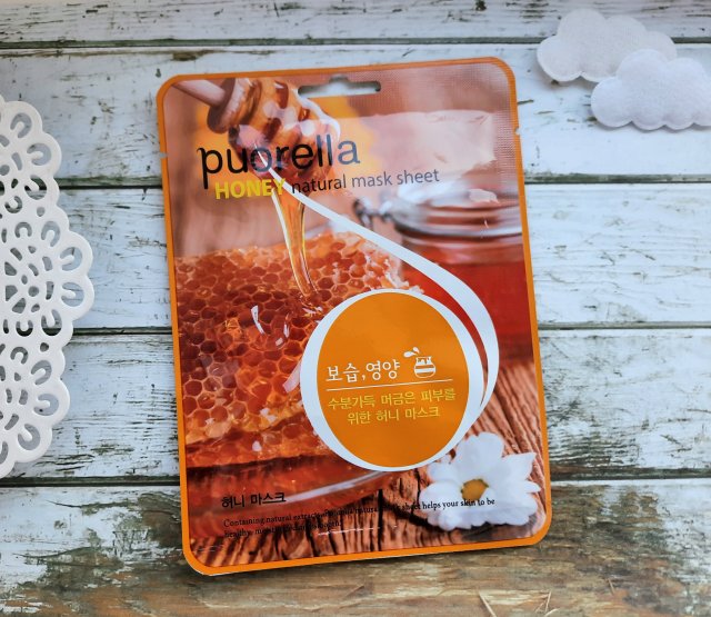 Puorella Maska do twarzy w płacie, Honey Natural Mask Sheet