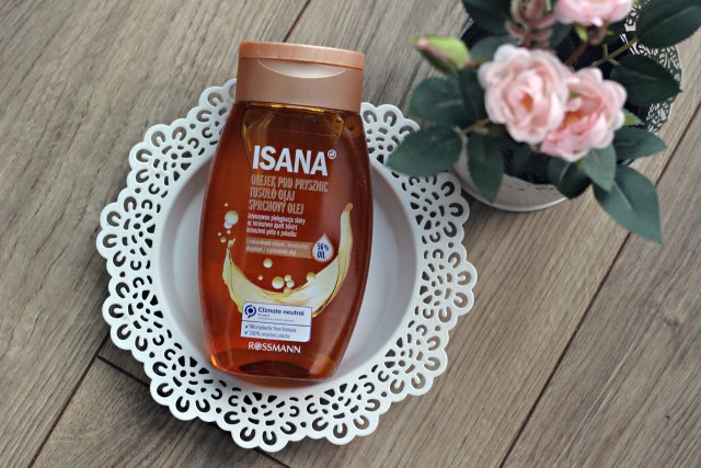 Isana Olejek pod prysznic, Intensywna pielęgnacja skóry, 56% naturalnych olejów