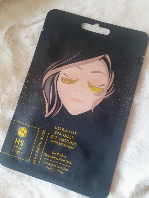 HS Skincare Płatki pod oczy, Ultra-Lite 24k Gold Eye Patches, Bee Venom, Z jadem pszczelim