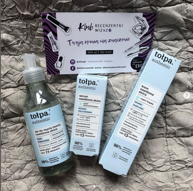 Tołpa Authentic 3 kosmetyki 