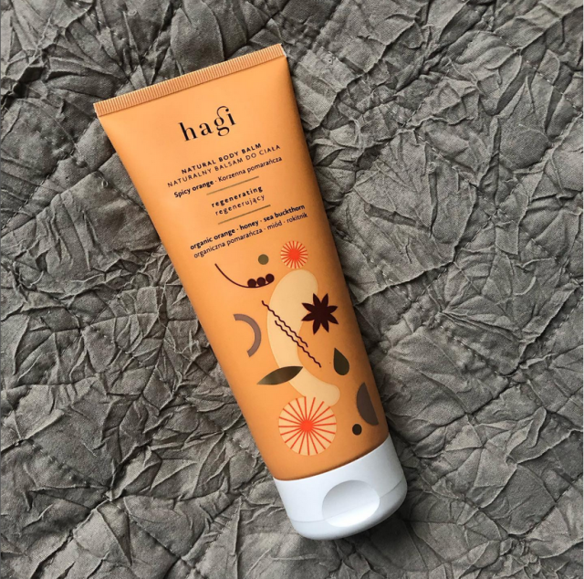 Hagi Cosmetics Balsam do ciała, Naturalny, Regenerujący, Korzenna pomarańcza