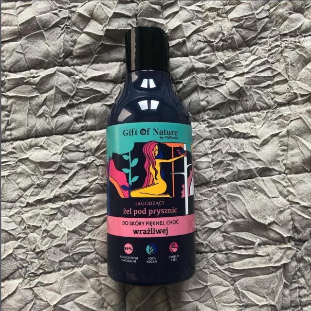Vis Plantis Gift Of Nature, Żel pod prysznic, Łagodzący, Do skóry pięknej, choć wrażliwej