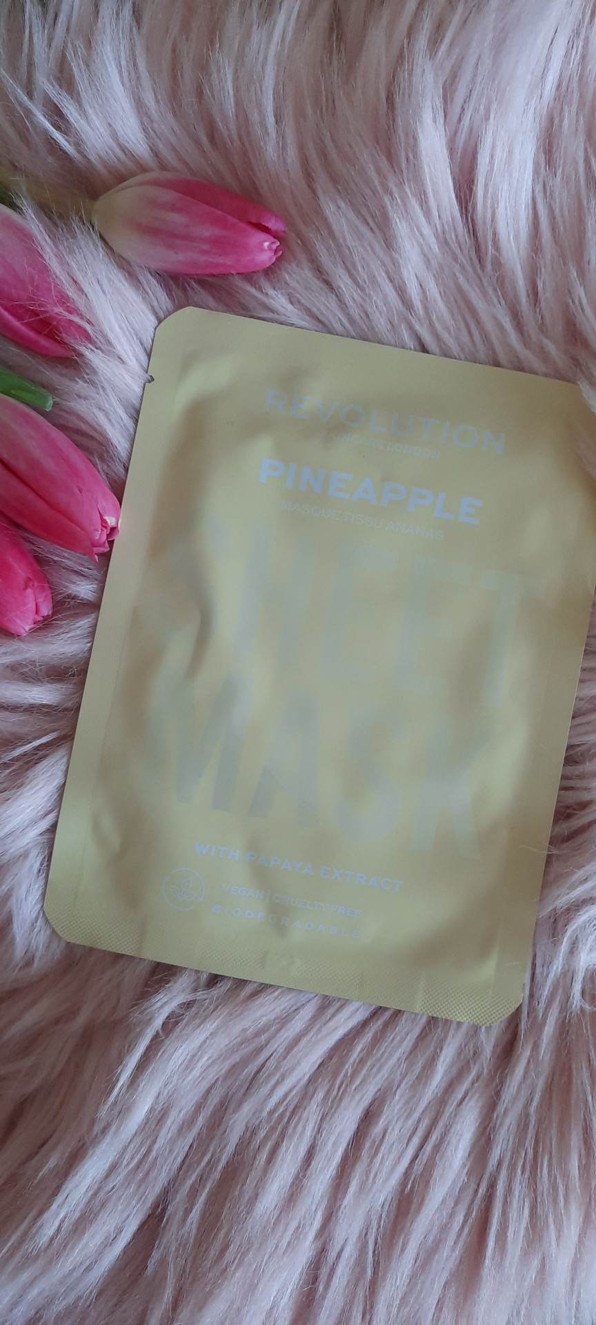 Revolution Beauty - Maska do twarzy w płacie, | Opinia, realne zdjęcie