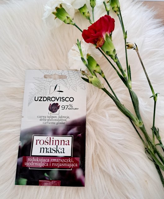 Uzdrovisco, Roślinna maska redukująca zmarszczki `Czarny tulipan i lukrecja