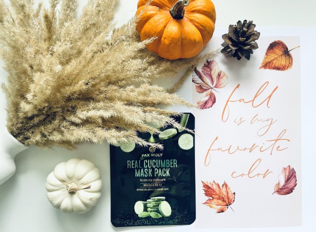 Pax Moly Maska do twarzy w płacie, Real Cucumber Mask Pack