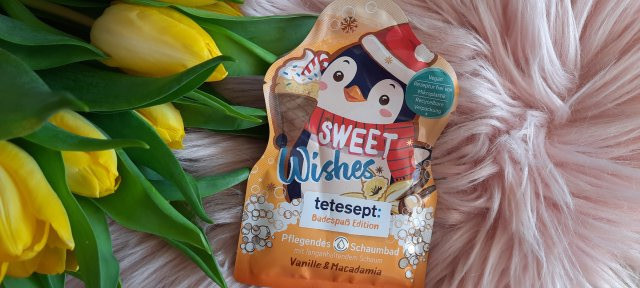 Tetesept Płyn do kąpieli, Sweet Wishes, Vanille & Macadamia