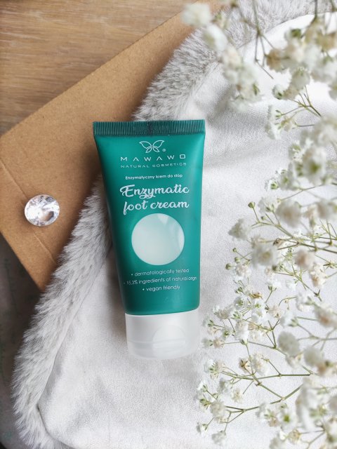 Mawawo Natural Cosmetics Krem do stóp, Enzymatyczny