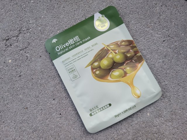 Rorec Maska do twarzy w płacie, Olive