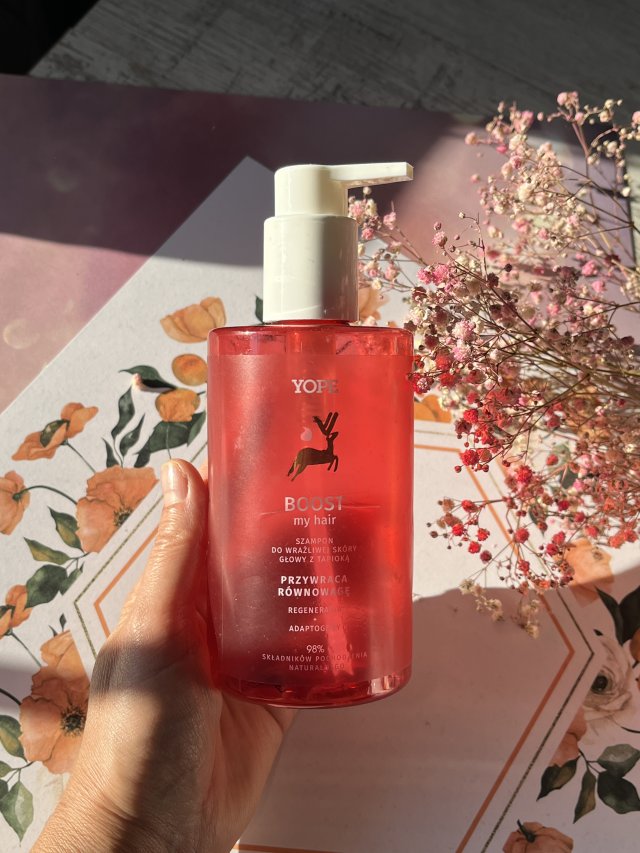 YOPE Szampon do włosów, Boost My Hair, Do wrażliwej skóry głowy z tapioką