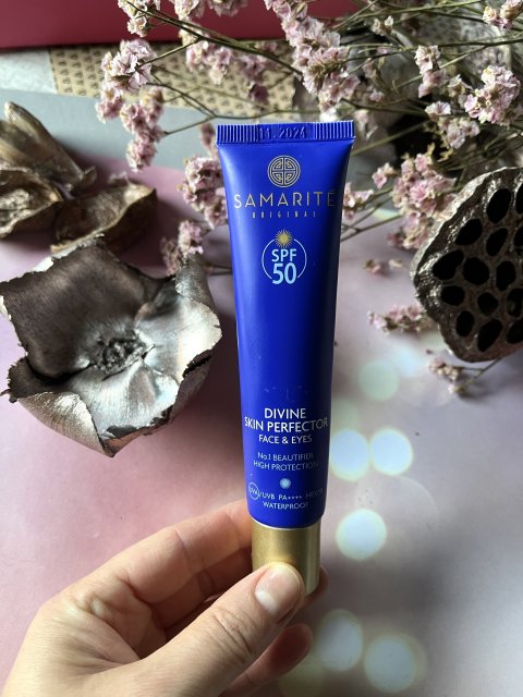 Samarite Divine Skin Perfector SPF 50, Krem upiększająco-ochronny do twarzy i pod oczy 