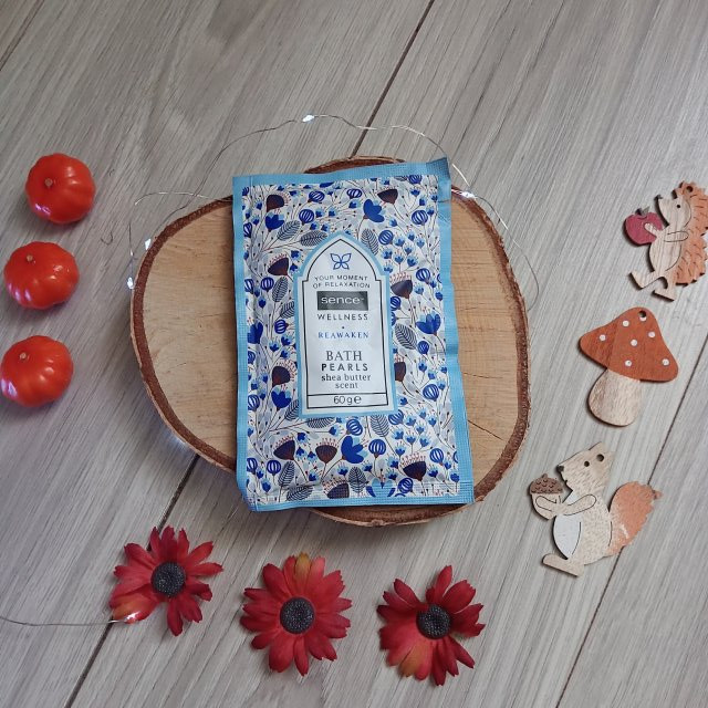 Sence Essentials Perełki do wanny, Reawaken, Shea Butter Scent