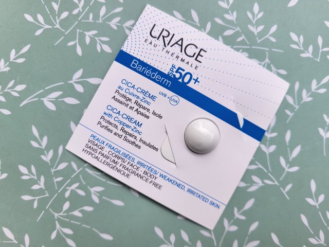 Uriage Bariederm, Krem CICA do twarzy, Regenerujący, Z Copper-Zinc, SPF50