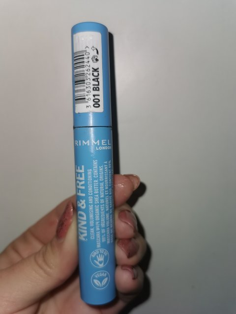 Rimmel Kind & Free, Tusz do rzęs, Wegański, nr 01 Black