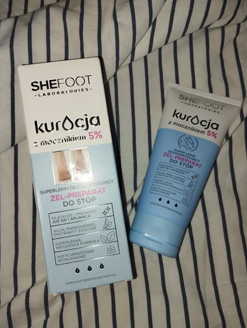 SheFoot Żel-preparat do stóp, Kuracja z mocznikiem 5%, Superlekki, Dezodorujący