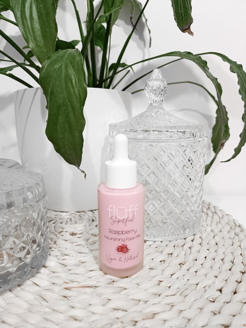 Fluff Superfood, Mleko do twarzy, Malina