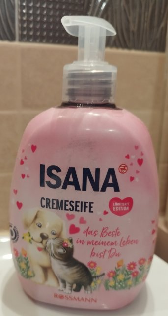 Isana Kremowe mydło w płynie, Limited Edition 