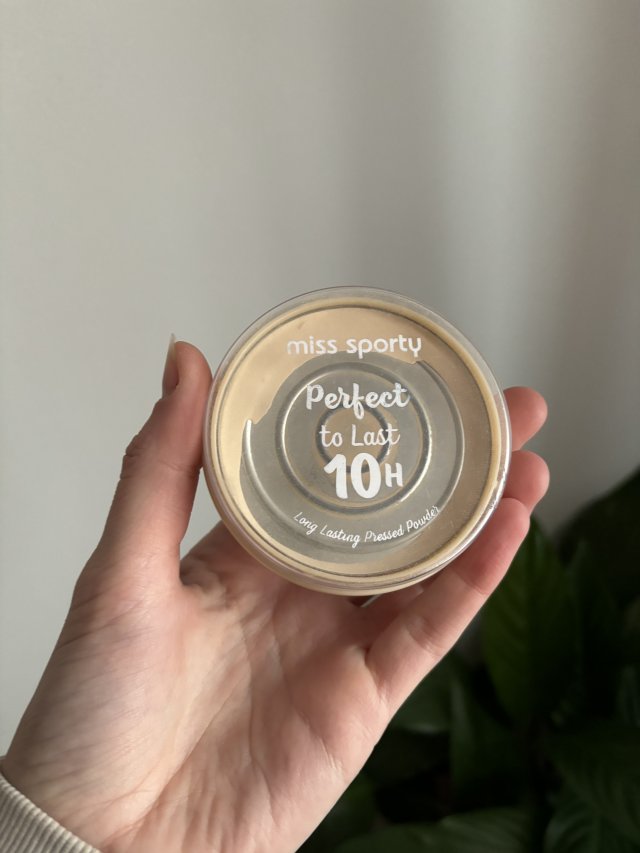 Miss Sporty Perfect To Last 10h, Long Lasting Pressed Powder, Puder do twarzy, Długotrwały, nr 050 Transparent