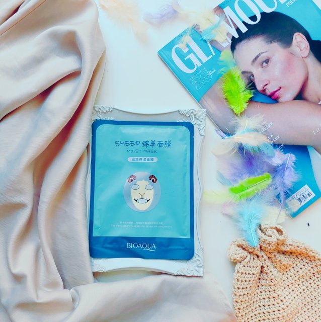 BIOAQUA Maseczka do twarzy w płacie, Animal Sheep