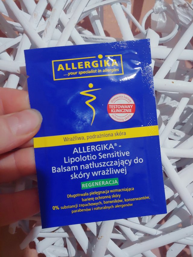 Allergika Balsam do ciała, Lipolotio Sensitive, Natłuszczający, Do skóry wrażliwej, Regeneracja