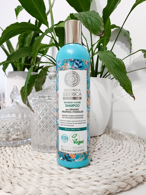 Natura Siberica Szampon do włosów, Do wszystkich rodzajów włosów, Nadający objętość, Rokitnikowy 