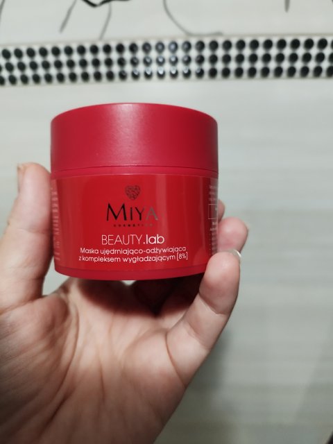 Miya Cosmetics Beauty lab, Maska do twarzy, Ujędrniająco - odżywiająca, Z kompleksem wygładzającym
