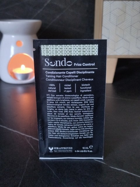Sendo Odżywka do włosów, Frizz Control, Zapobiegająca puszeniu się włosów