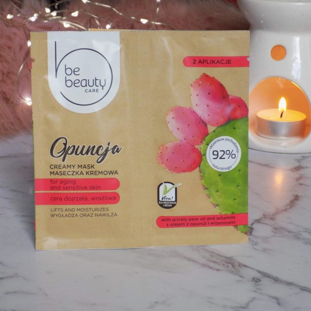 BeBeauty Care, Maseczka do twarzy, Kremowa, Cera dojrzała i wrażliwa, Wygładzenie i nawilżenie, Opuncja