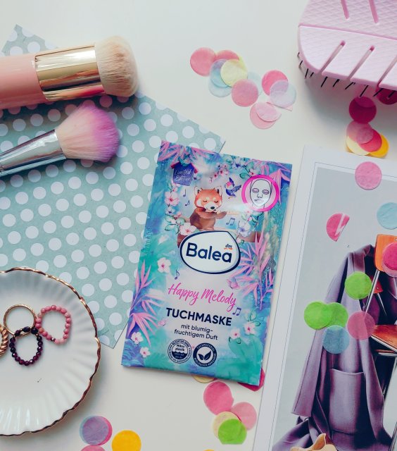 Balea Maseczka do twarzy w płacie, Happy Melody