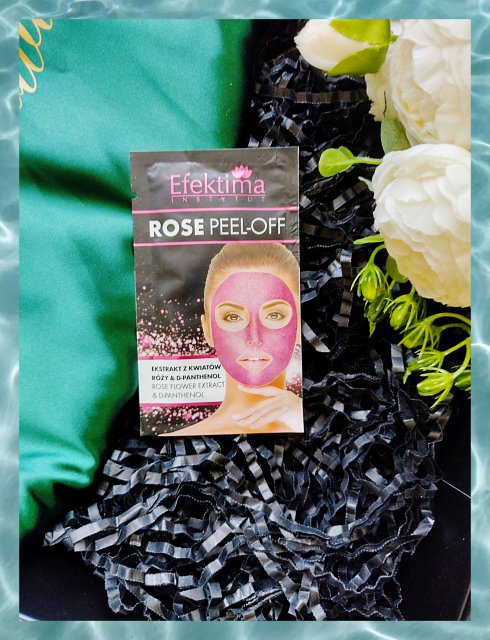 Efektima Maseczka do twarzy, Rose Peel-off, Ekstrakt z kwiatów róży i d-panthenol