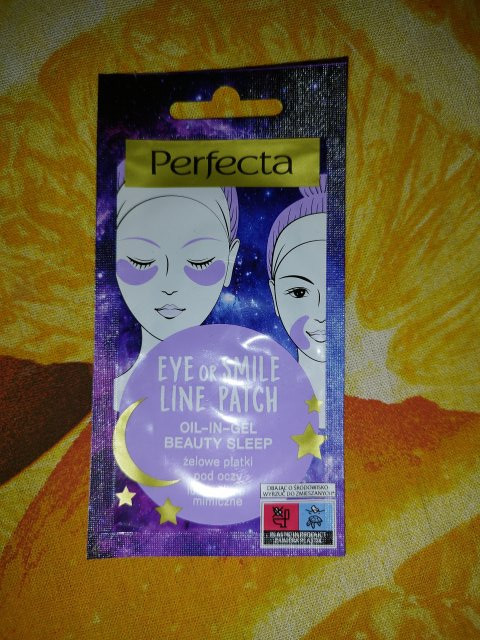 Perfecta Eye or Smile Line Patch, Płatki pod oczy lub na linie mimiczne, Oil-in-Gel Beauty Sleep, Żelowe