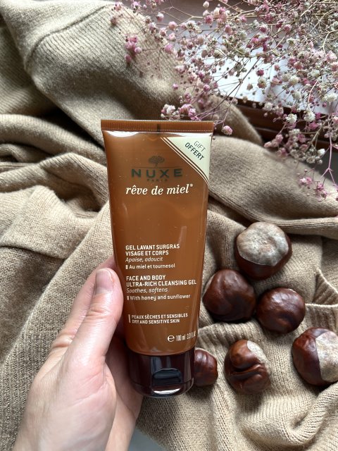 NUXE Reve de Miel, Żel do mycia twarzy i ciała, Ultrabogaty 