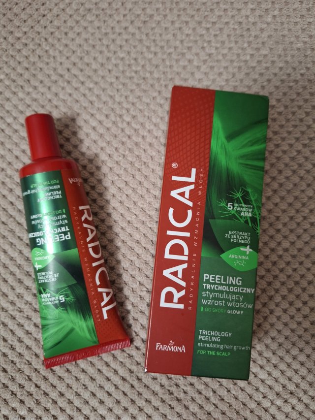 Radical Peeling trychologiczny do skóry głowy, Stymulujący wzrost włosów