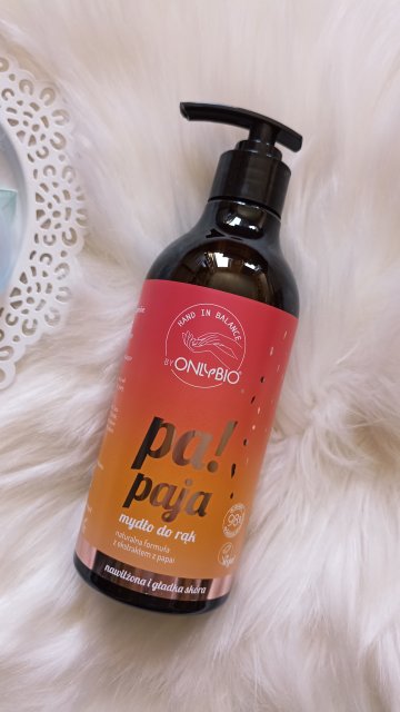 OnlyBio Hand in Balance, Mydło do rąk w płynie, Papaja