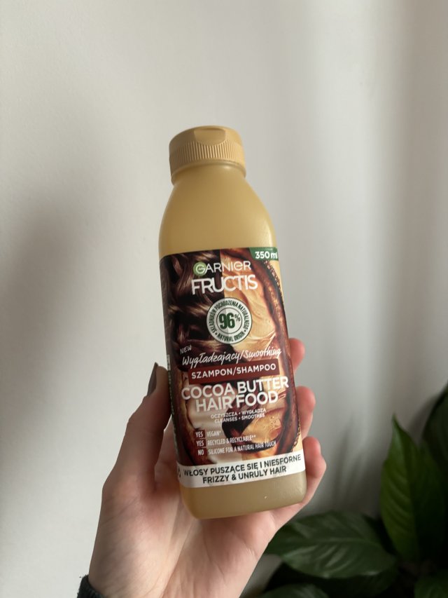 Garnier Fructis, Cocoa Butter, Szampon do włosów, Oczyszczający i wygładzający