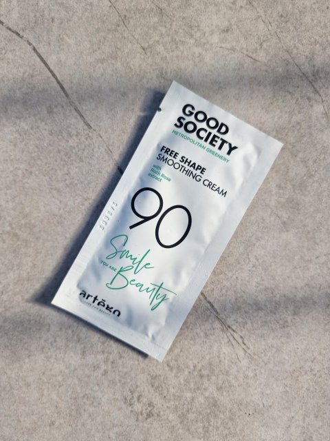 Artego Good Society 90, Krem do włosów, Free Shape Smoothing Cream, Wygładzający, Rock Rose Extract