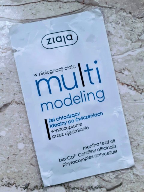 Ziaja Multi modeling, Żel chłodzący do ciała, Idealny po ćwiczeniach, 