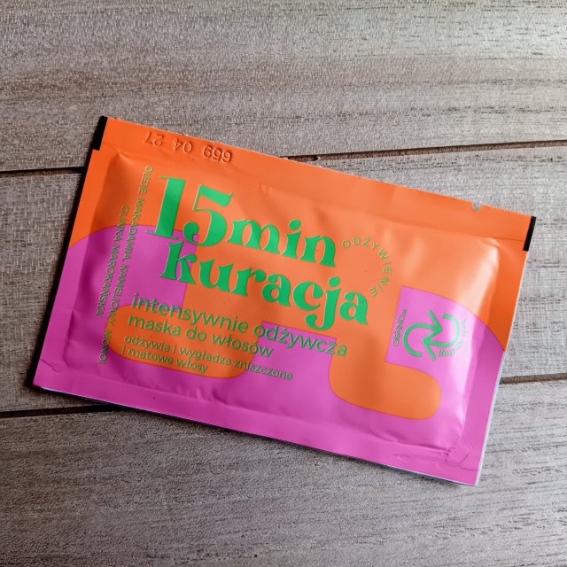OnlyBio Hair Cycling, Maska do włosów, 15 minutowa kuracja, Intensywnie odżywcza, Oleje: makadamia, kameliowy, monoi, glinka marokańska
