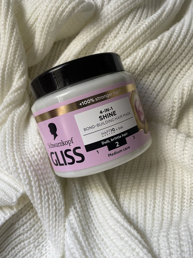 Schwarzkopf Gliss, Liquid Silk, Maska do włosów, 4-in-1, Nadająca blasku, Shine