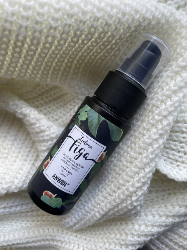 Anwen Serum do zabezpieczania końcówek włosów, Silikonowe, Zielona Figa