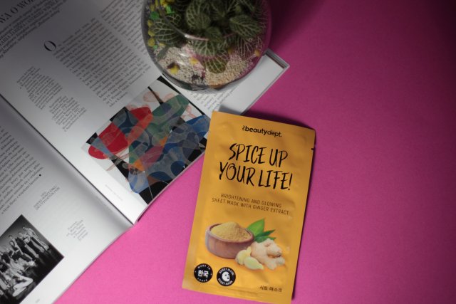 The Beauty Dept. Maseczka do twarzy w płacie, Spice Up Your Life!