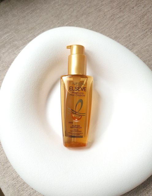 L'Oréal Elseve, Eliksir w olejku, Odbudowujący, Odbudowa i blask, Magiczna moc olejków