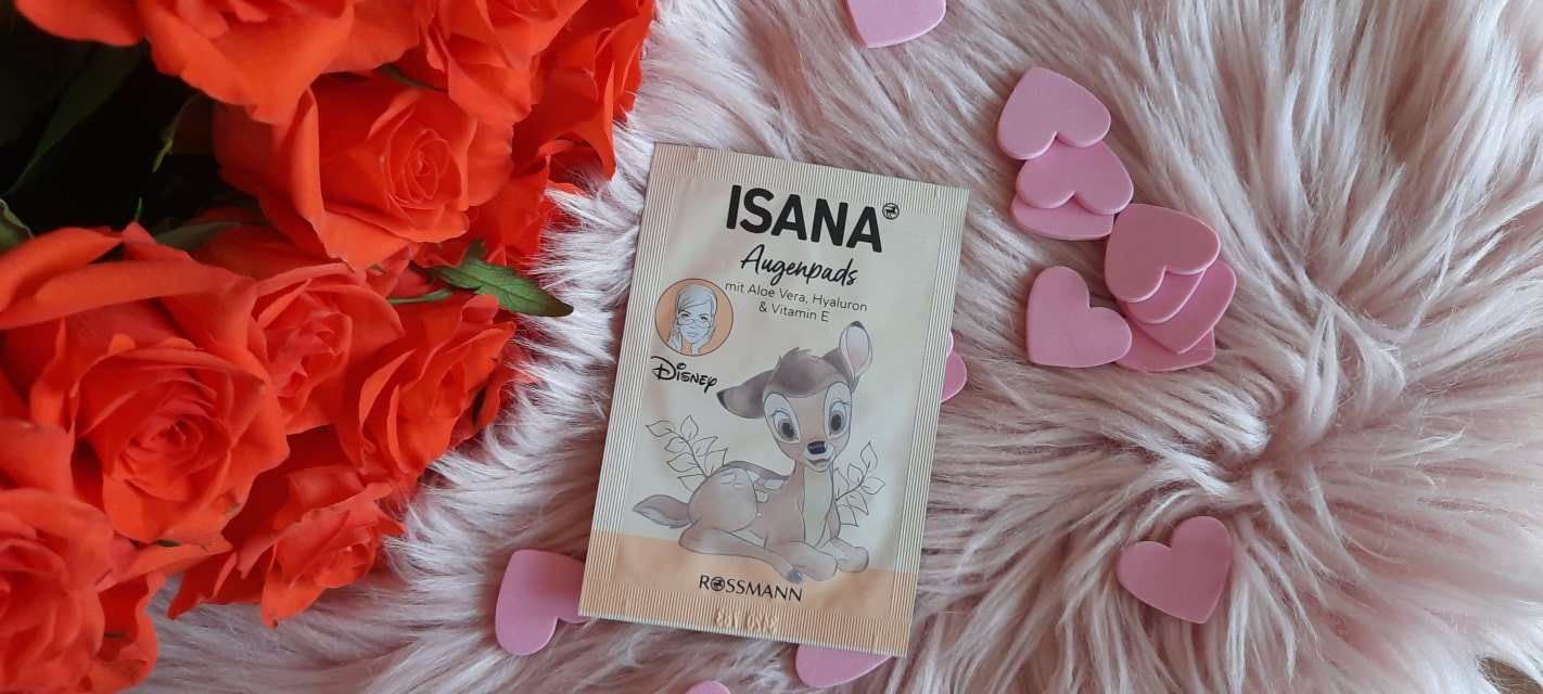 Isana Disney, Płatki pod oczy, Z aloesem, kwasem hialuronowym i witaminą E, Bambi 