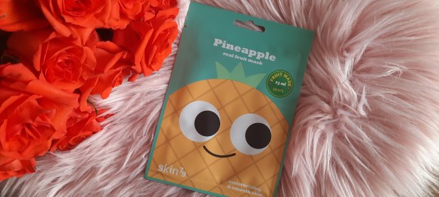 SKIN 79 Maska do twarzy w płacie, Real Fruit Mask, Pineapple, Moisturizing & Smooth Skin 