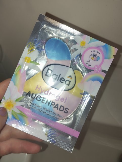 Balea Płatki pod oczy, Hydrożelowe, Rainbow Effect, Hyaluron, Wolkenblumen, Niacinamide